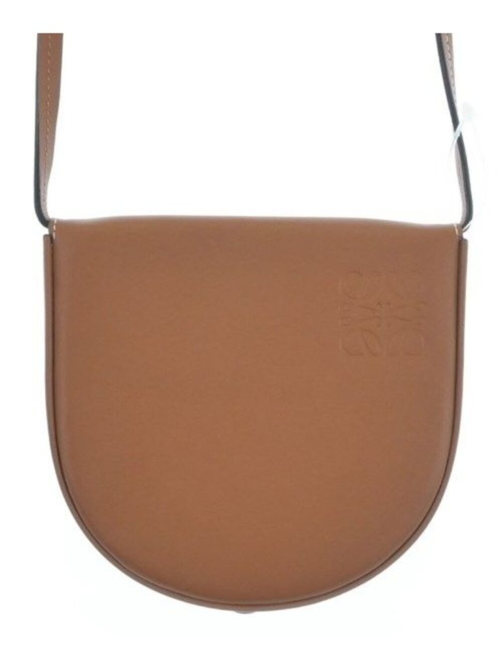Loewe Anagram Heel Shoulder Bag Beige